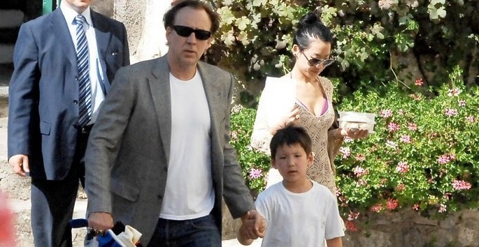Nicolas Cage’s Son Kal-El Coppola Cage With His Ex-Eife Alice Kim